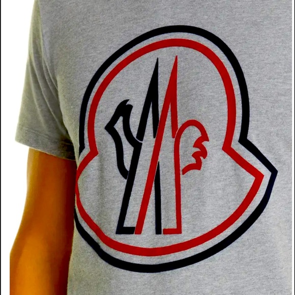 MONCLER Men's Tonal Bell Logo Cotton T-Shirt - Picture 3 of 8